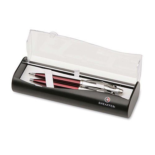 Sheaffer Pen Ballpoint Pen/Pencil, Twist Mechanism, .7mm Lead, Red Barrel