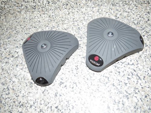 TWO POLYCOM SPEAKERS 2201-09174-003