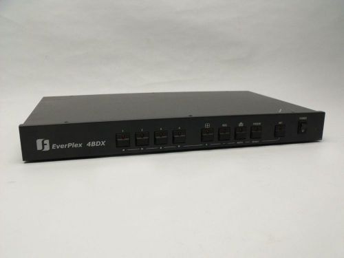 Everplex 4bdx 4-channel b/w black &amp; white rs232 bnc duplex multiplexer for sale