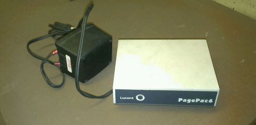 LUCENT PAGE PAC6  AT&amp;T PAGING SYSTEM