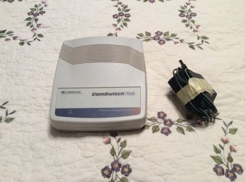 Command Communications COMSWITCH 7500 Phone Line Management System 4 Ports w/AC