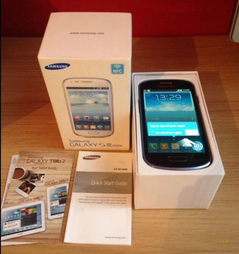 Samsung Galaxy S3 S III mini GT-I8190N 8 GB Pebble Blue Smartphone unlocked