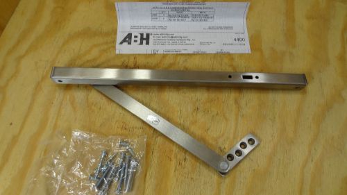 New ABH 4421 Medium Surface Mounted Overhead Door Stop - Holder Stainless Steel