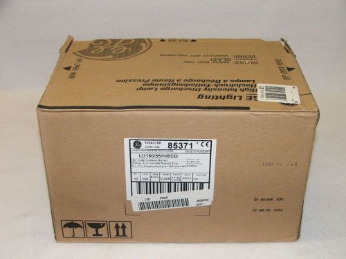 Ge 85371 lucalox high pressure sodium bulb lu150/55/h/eco - case of 12 for sale