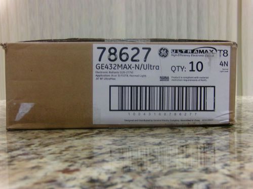 CASE OF 10 GE432MAX-N/ULTRA BALLAST