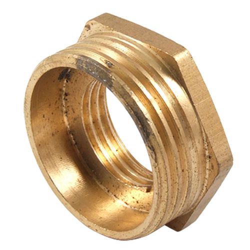 Brass 1 7/25&#034; x 3/4&#034; Hex Bushing Reducer Pipe Connector