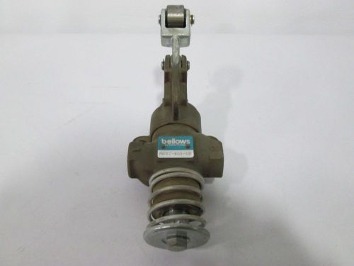 New bellows m082-401-03 spring return bronze 1/2in npt globe valve d272521 for sale