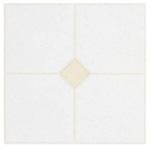 1 Case No-Wax Self-stick Gray W/ Sand (45 Tiles/Case) National Brand Alternative