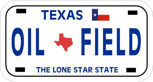 TEXAS OILFIELD Hard hat decal toolbox laptops licence plate