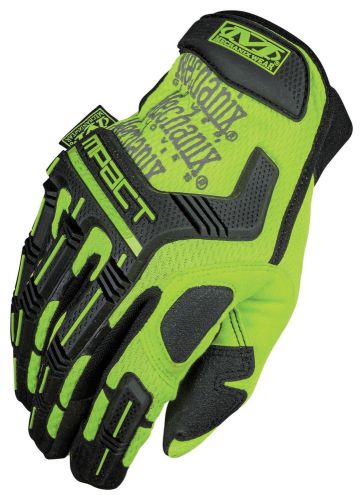 Mechanix wear safety work glove protective gloves fluorescent yellow x-large xl for sale