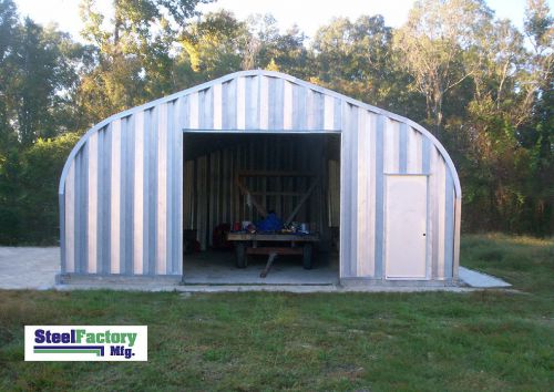 Steel residential metal garage p20x20 one car storage building kit american made for sale