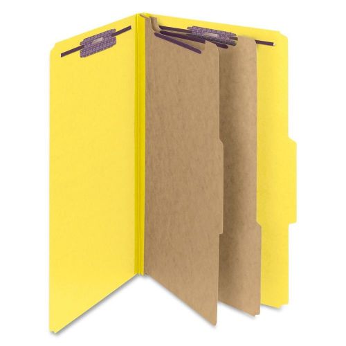 Smead Classification Folders, 2 Dividers, with Fasteners, Assorted, 14025