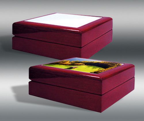 Red Mahogany Jewelry Boxes Sublimation