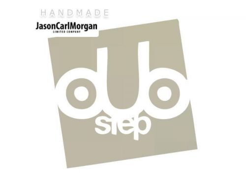 JCM® Iron On Applique Decal, Dubstep Silver