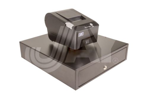 58mm usb therm pos receipt printer 100mm 12v+cash dr 4b5c 13 1/4 ”x14 1/2 ” 12v-j4000 for sale