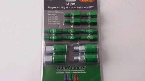 LEGACY 14PC. COUPLER AND PLUG KIT AIR TOOL CONNECTORS type B- ARO  #a71458b