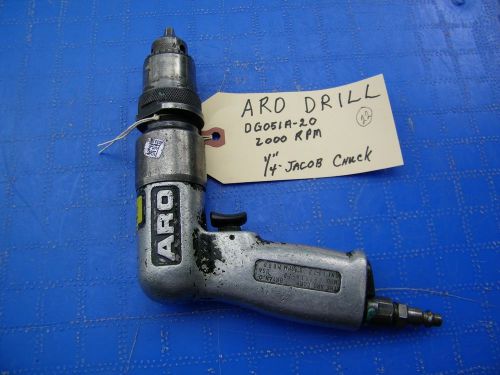 ARO-PNEUMATIC DRILL - DG051A-20 ,2000 RPM, 1/4&#034; JACOB CHUCK