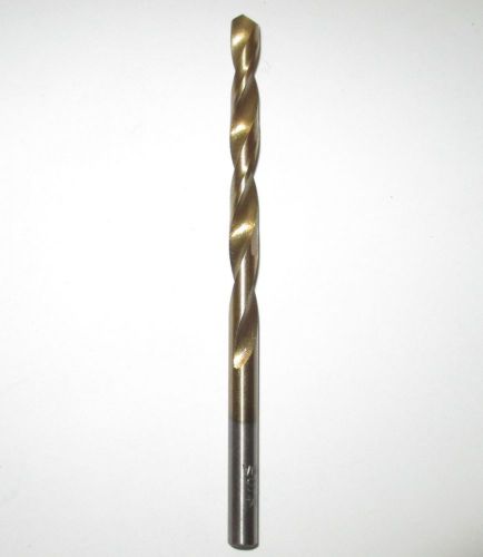 New 13/64&#034; titanium nitride  high speed steel drill bit 3-5/8&#034; oal; $1 off 2nd+ for sale