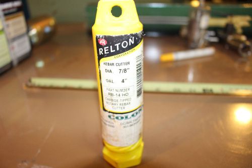 Relton RB-14 HO 7/8&#034; x 4&#034; Carbide-Tipped Rotary Rebar Cutter (CB1-DE23-1)