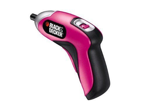 Brand New BLACK And DECKER The home driver pink / black CSD300TP Japan C867