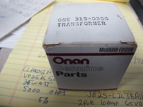 Onan 315-0386 Transformer Voltage YD DJB DJC MDJE MDJF RDJC