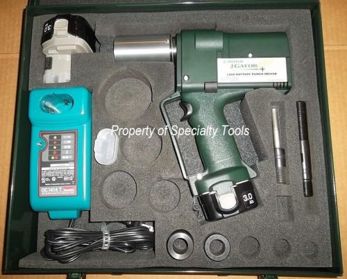 Greenlee gator ls60 battery powered hydraulic knockout punch cordless tool for sale