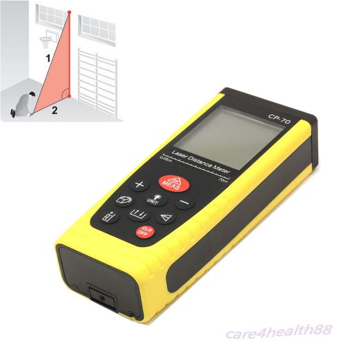Portable laser rangefinder distance meter volume area measure tool 70m handheld for sale