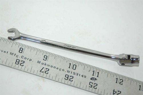 Snap On 1/4&#039;&#039; Flex Head Combination Wrench FH08B Aviation Tool Automotive