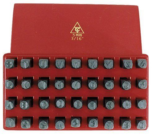 K Tool International KTI-73400 Letters And Numbers Metal Stamp With (kti73400)