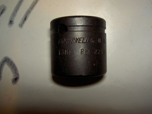 5 Cornwell 18 mm impact socket 3/8 inch drive heavy duty made in USA NOS