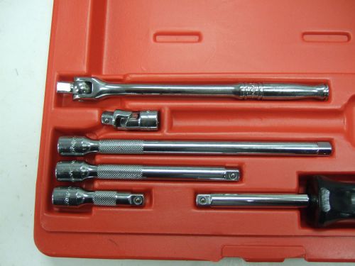 Snap On 1/4&#034; Expandable General Service Set Snapon 107ATMPB Extensions Ratchet