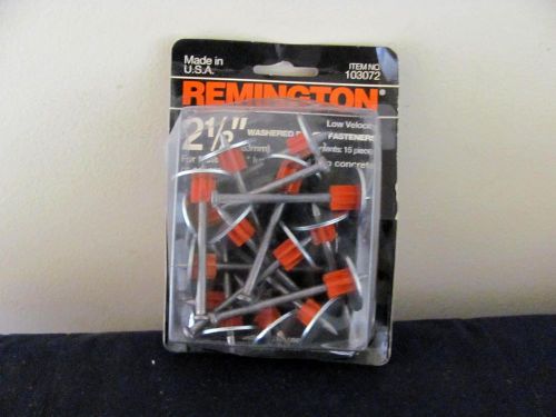 Remington 2  1/2 &#034; Washered Power Fasteners 15 pcs #103072