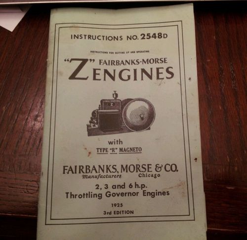 Fairbanks Morse Z  2, 3 and 6 H.P. Throttle governor Engine Dishpan No. 2548D