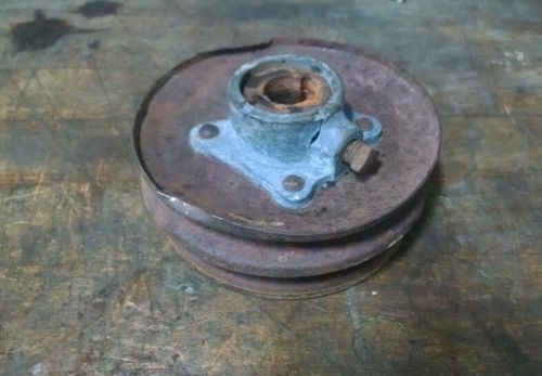 Antique vintage stationary maytag single cylinder engine flywheel hub and pulley for sale