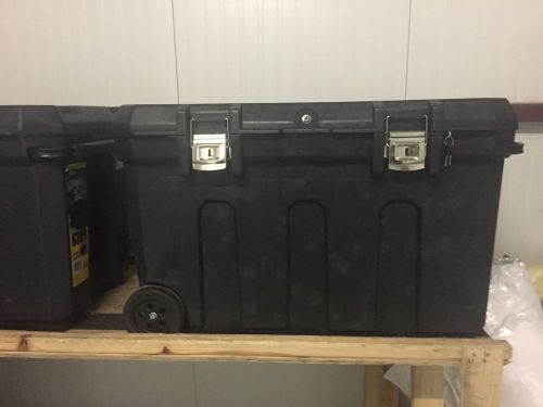 Pro mobile rolling job box chest storage made by stanley for sale