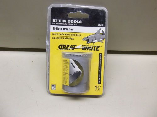 Klein tools  bi-metal hole saw 1-3/8&#034; new for sale