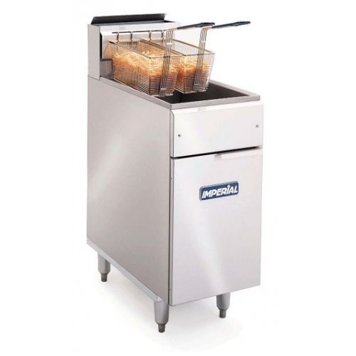 Ifs-40-op-imperial 40lb deep fat fryer brand new (baskets included) gas for sale