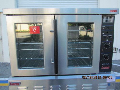 Lang gas, full-size/standard depth convection oven for sale