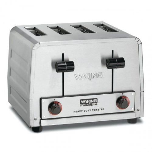 Waring Commercial Stainless Steel 19 Amp 4 Slice Heavy Duty Toaster WCT800
