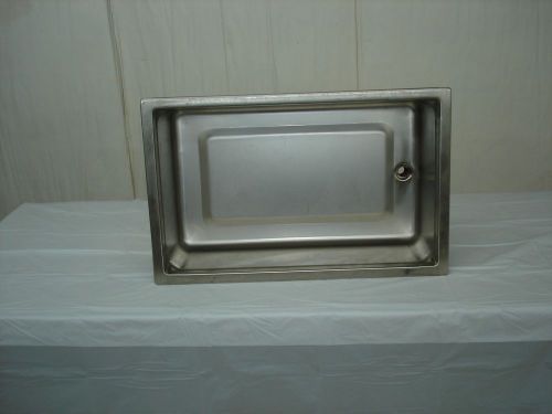 COUNTER TOP PAN INSERT WITH DRAIN