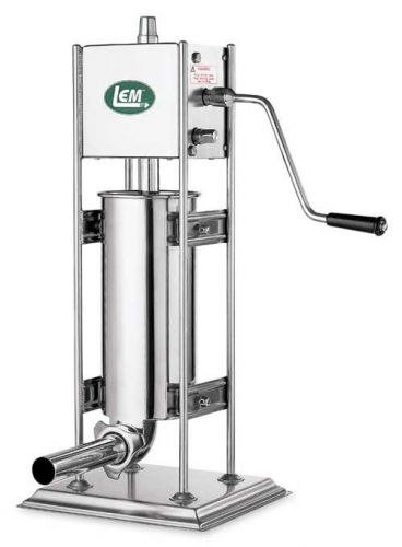 NEW LEM Products 1112 Stainless Steel 10lb Dual Gear Vertical Sausage Stuffer