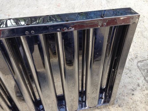 Extra Baffle Type Stainless Grease Filter 20x20