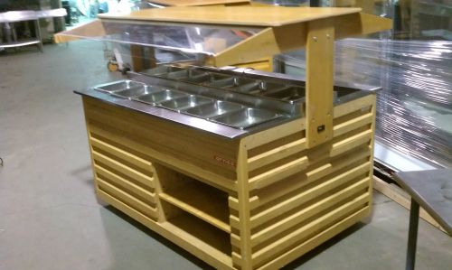 Arneg Wooden Sald/Olive Bar Self-Contained