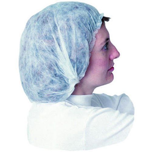 Impact Non-Woven Bouffant Caps Polypropylene X-Large White. Sold as Box of 100