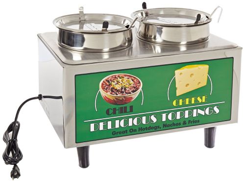 NEW Benchmark 51072 Chili and Cheese Warmer, 21&#034; Length x 13&#034; Width x 17&#034; Height