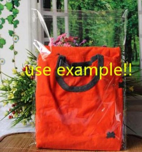 100x large size 30*40cm plastic bags poly bag clear for food clothes t shirts