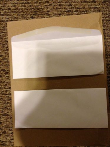 500 White ENVELOPES 3 1/2&#034;x8 1/2&#034;