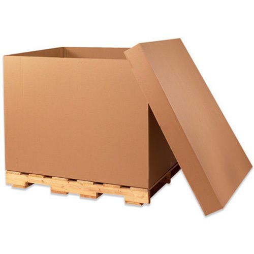 Box partners 37 1/4&#034;x37 1/4&#034;x4&#034; heavy-duty gaylord lids for sale