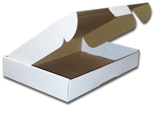 100 maxi letter boxes 240x160x45mm cardboard boxes pack white for sale