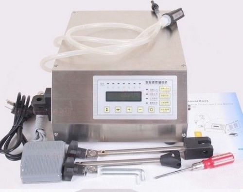 Digital control automatic pump drink oil water liquid filling machine 5-3500ml for sale